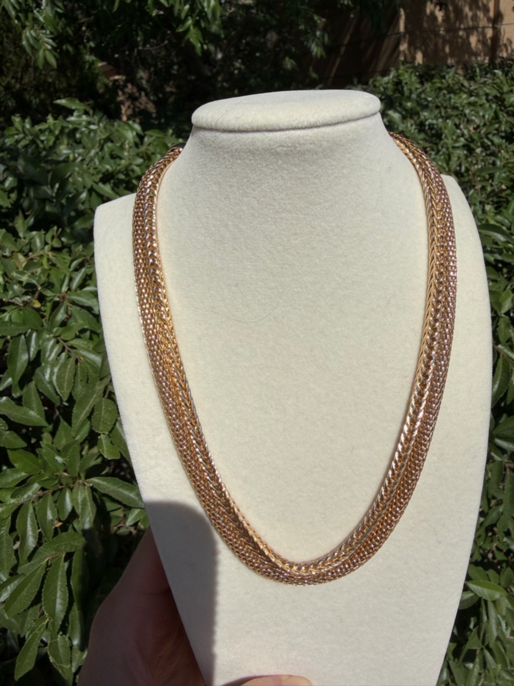 Nordstrom Double Mesh Collar Necklace